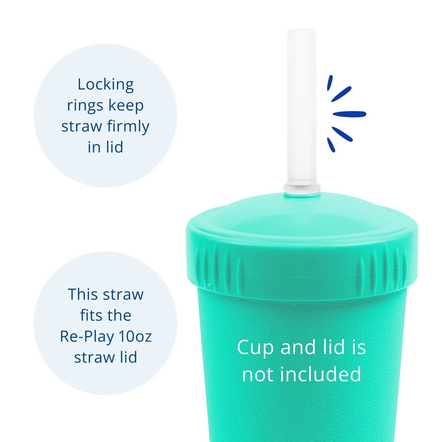 Re-Play | No Pull-Out Straw - Silicone