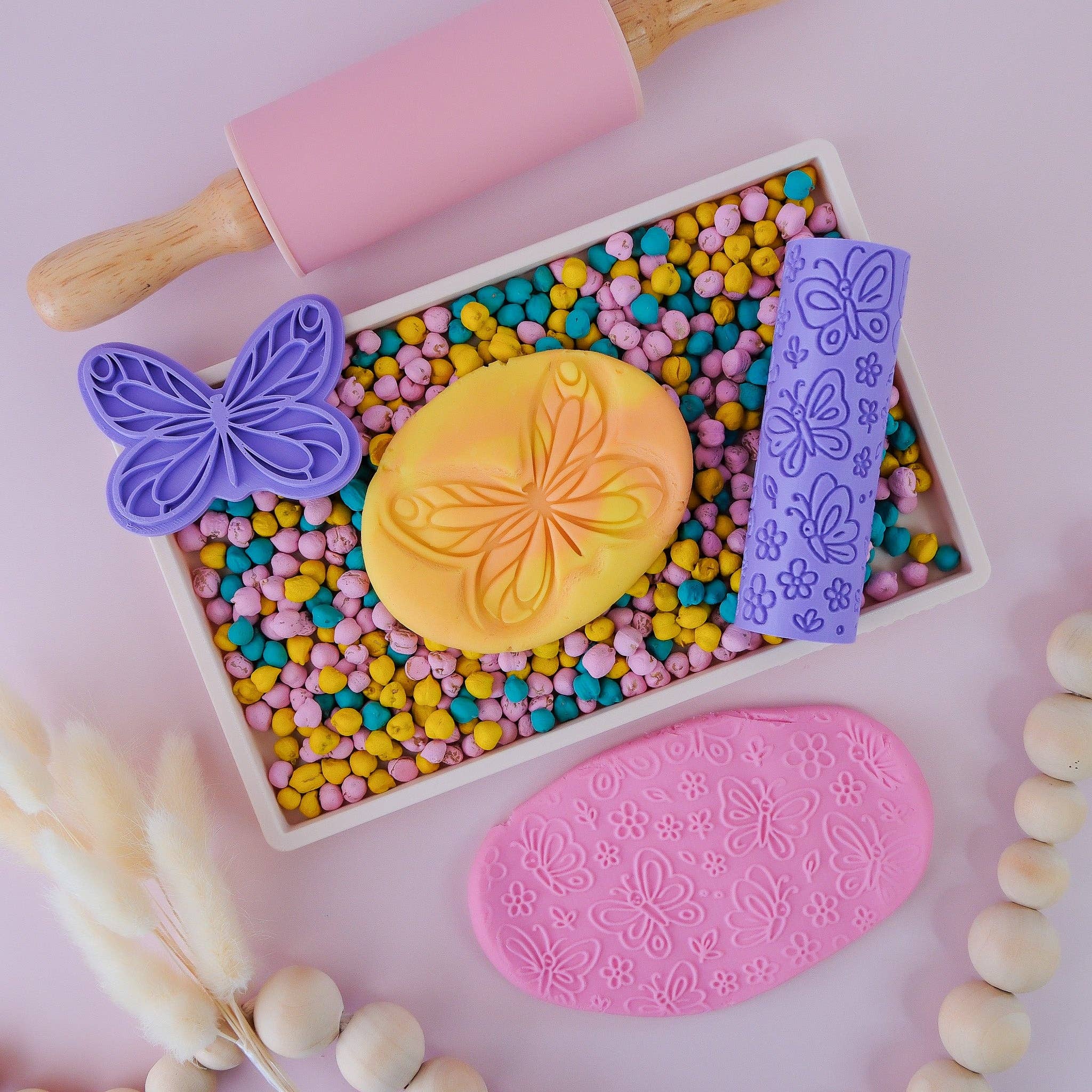 Play Sense | Eco Textured Roller - Butterfly