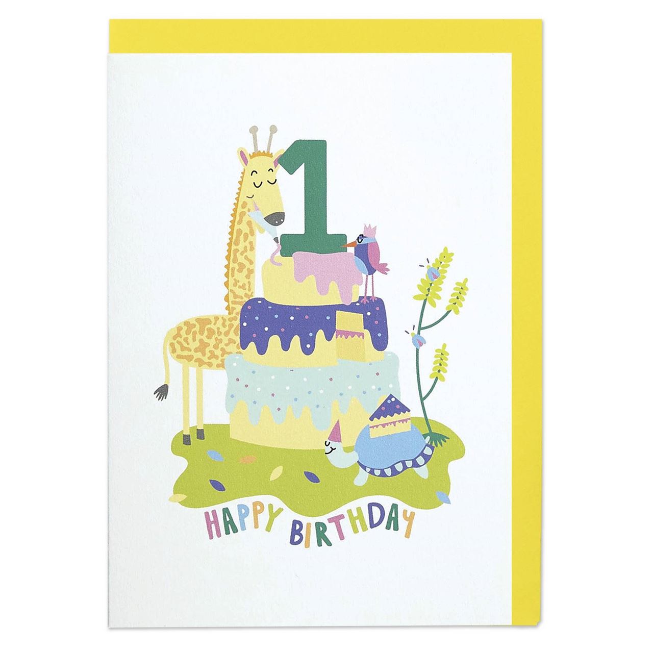 Birthday Card | Age 1 - Giraffe