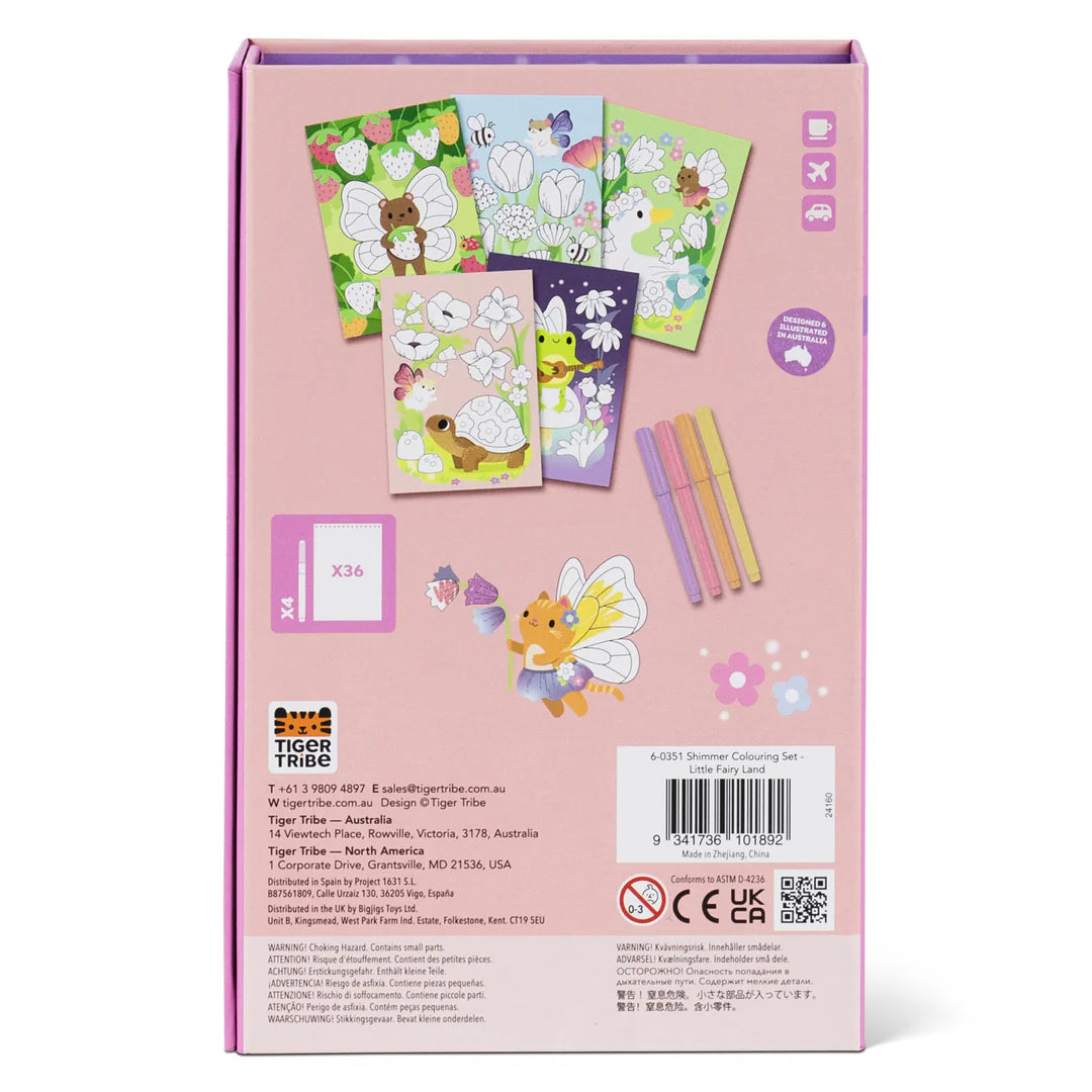 Tiger Tribe | Shimmer Colouring Set - Little Fairy Life