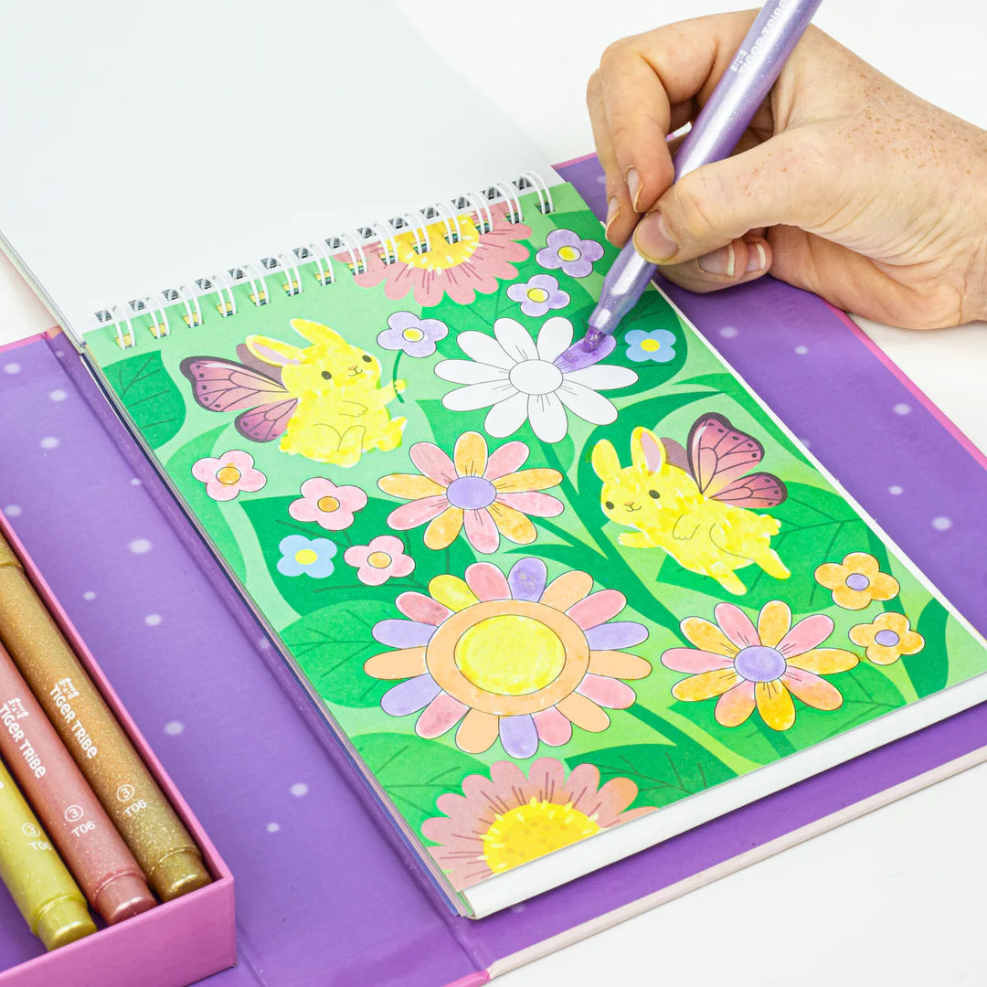 Tiger Tribe | Shimmer Colouring Set - Little Fairy Life