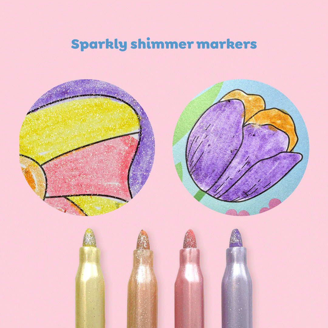 Tiger Tribe | Shimmer Colouring Set - Little Fairy Life