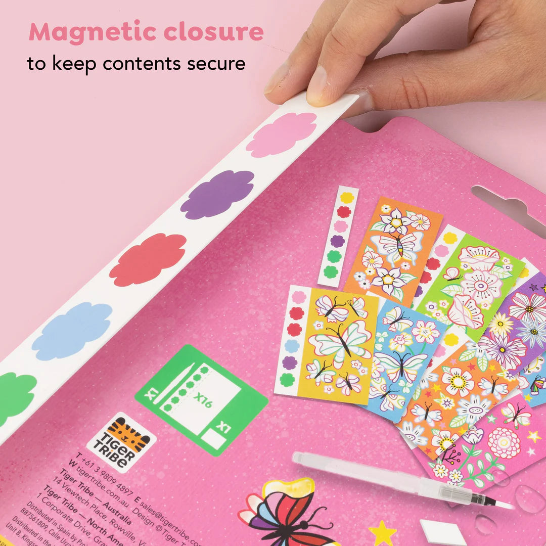 Tiger Tribe | Paint a Picture Set - Butterflies & Flowers