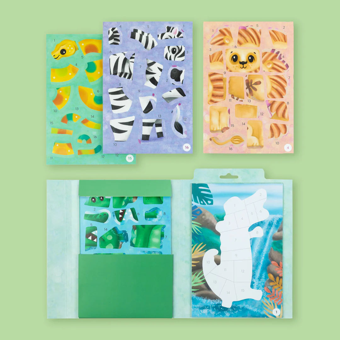 Tiger Tribe | Sticker by Numbers - Animals