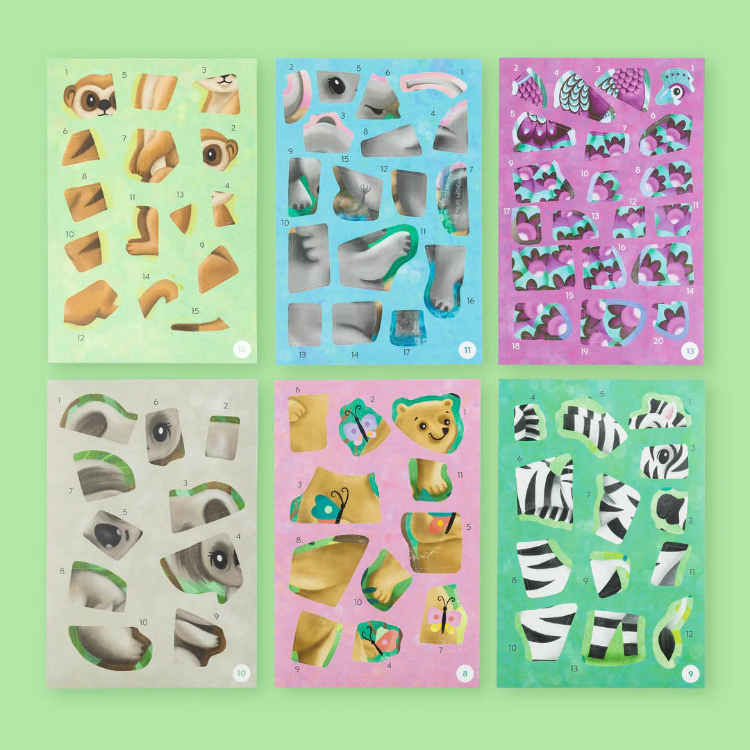 Tiger Tribe | Sticker by Numbers - Animals