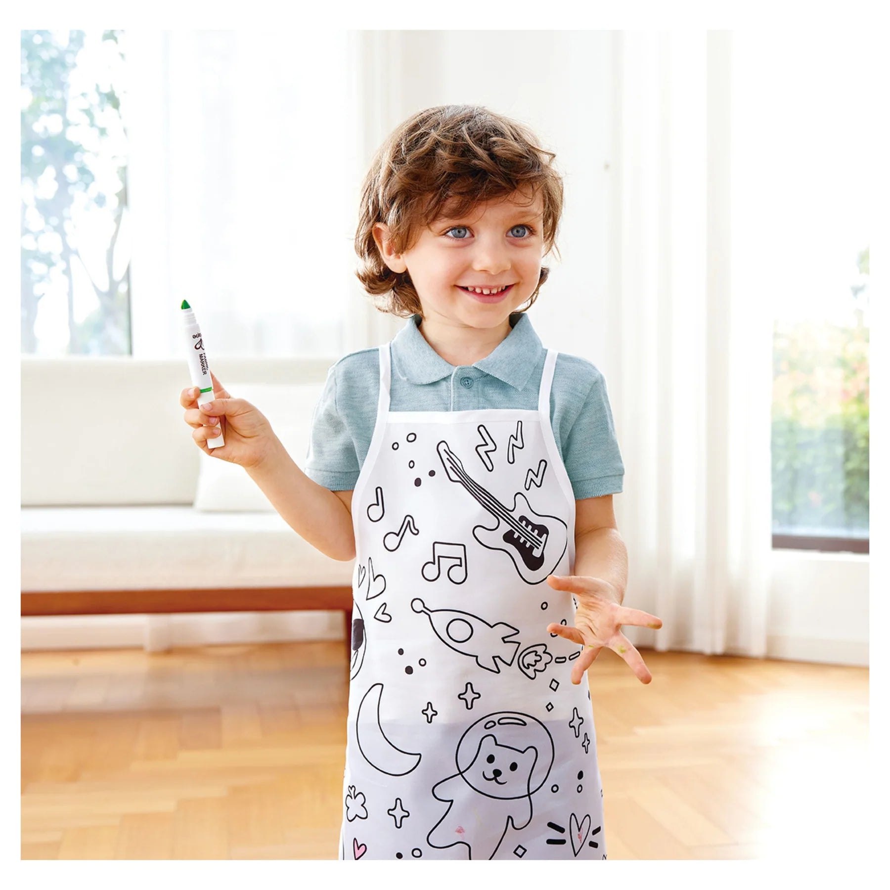 Hape | Colour Me Apron Set