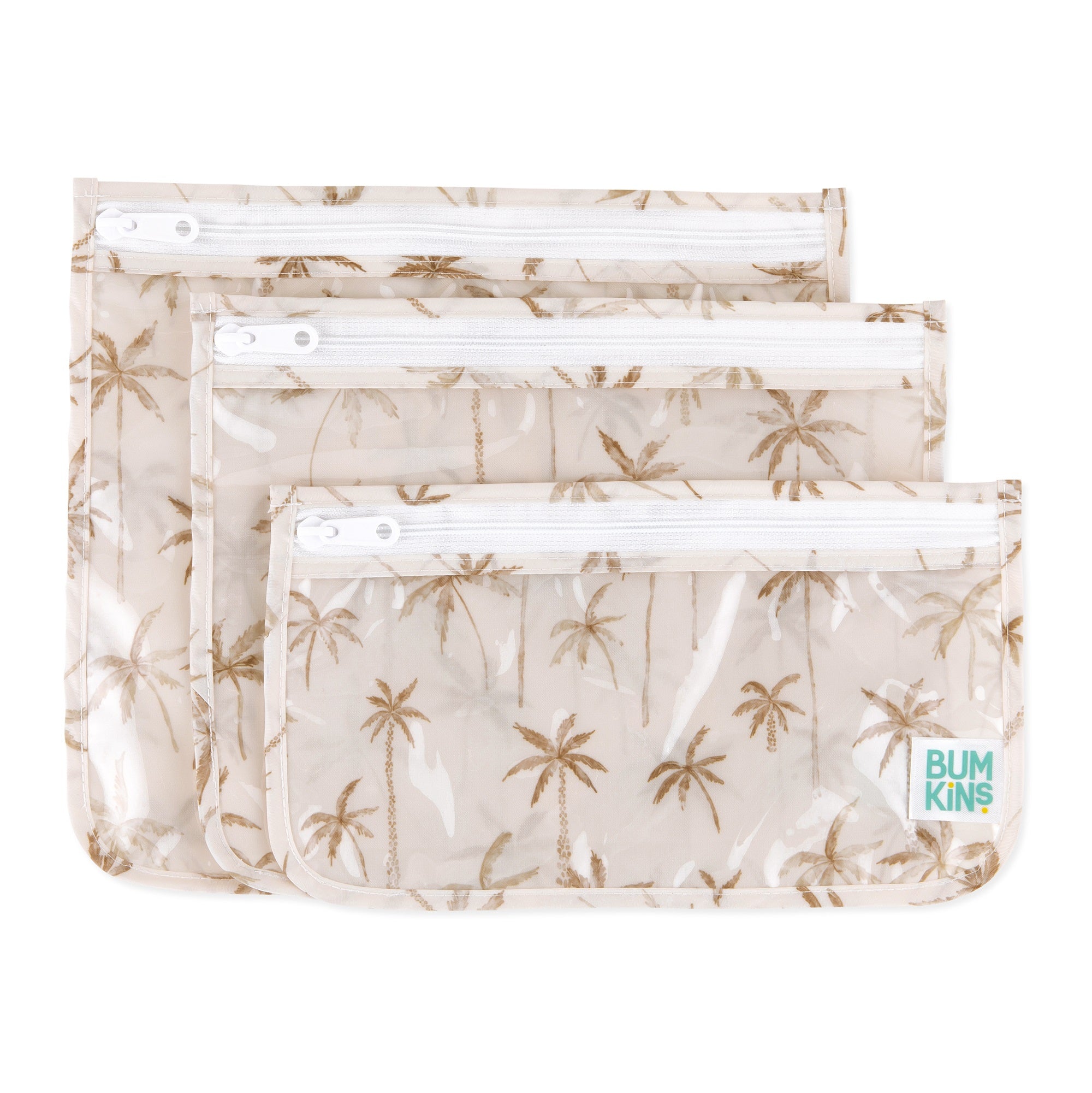 Bumkins | 3pc Travel Bag - Palm Daze