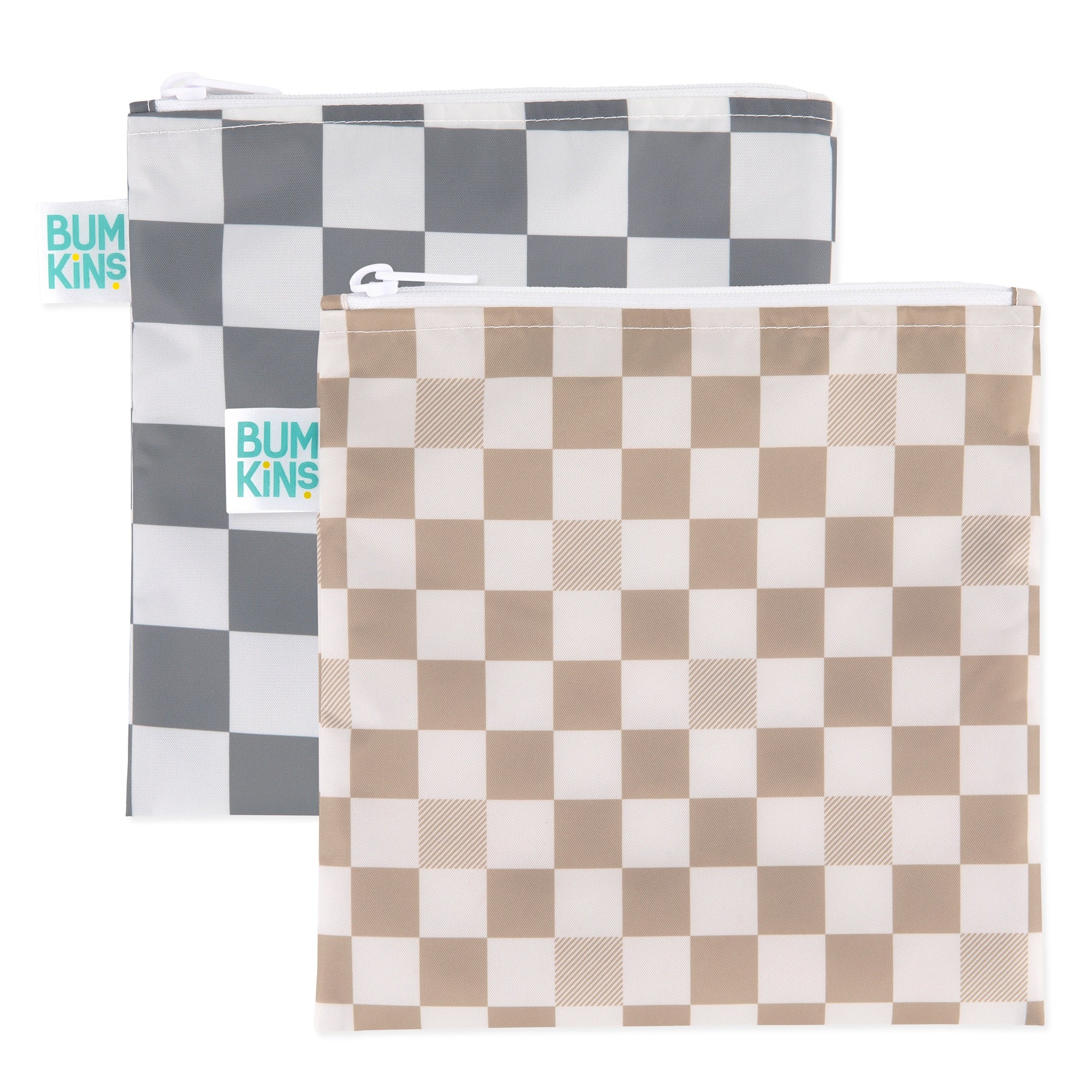 Bumkins | Large Snack Bag - Double Check 2pk