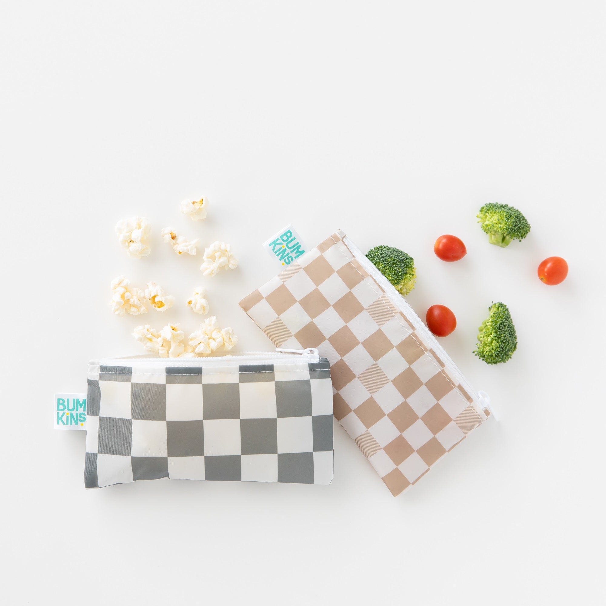 Bumkins | Small Snack Bag - Double Check 2pk