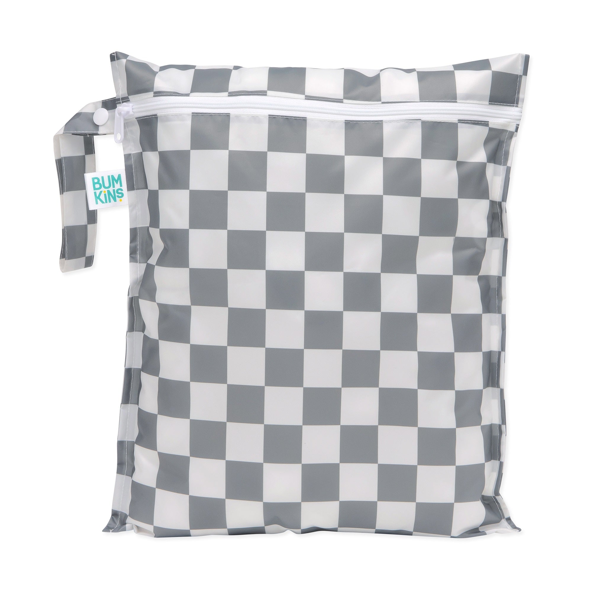 Bumkins | Wet Bag - Charcoal Check