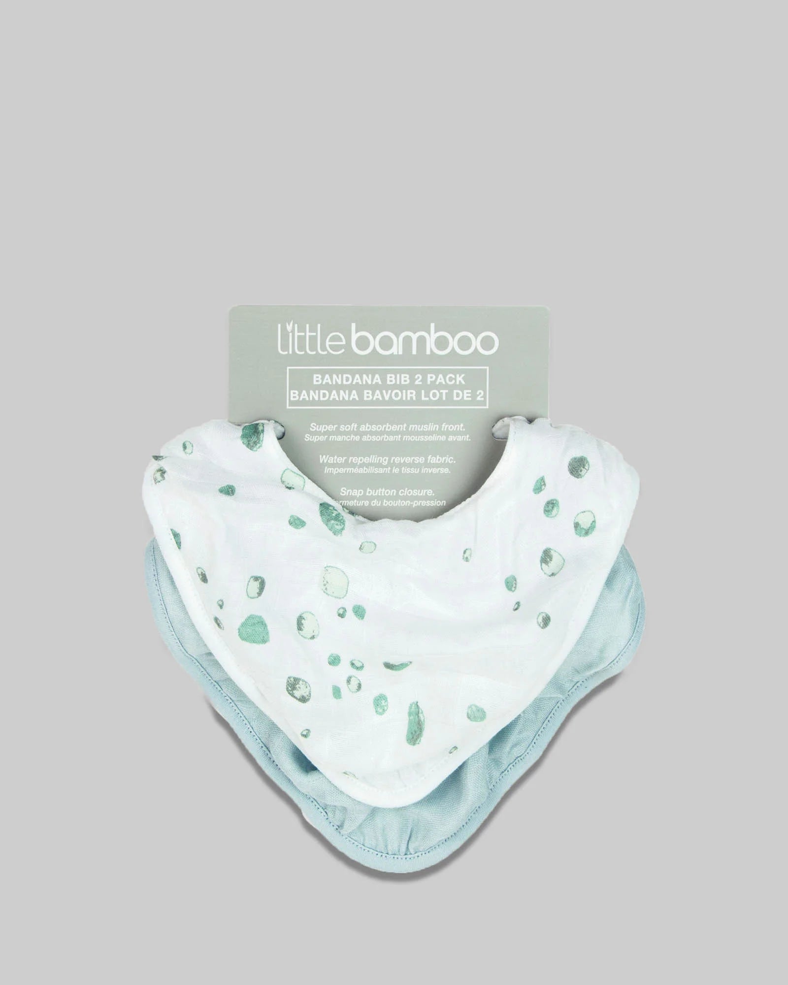 Little Linen | Bamboo Muslin Bandana Bib 2pk