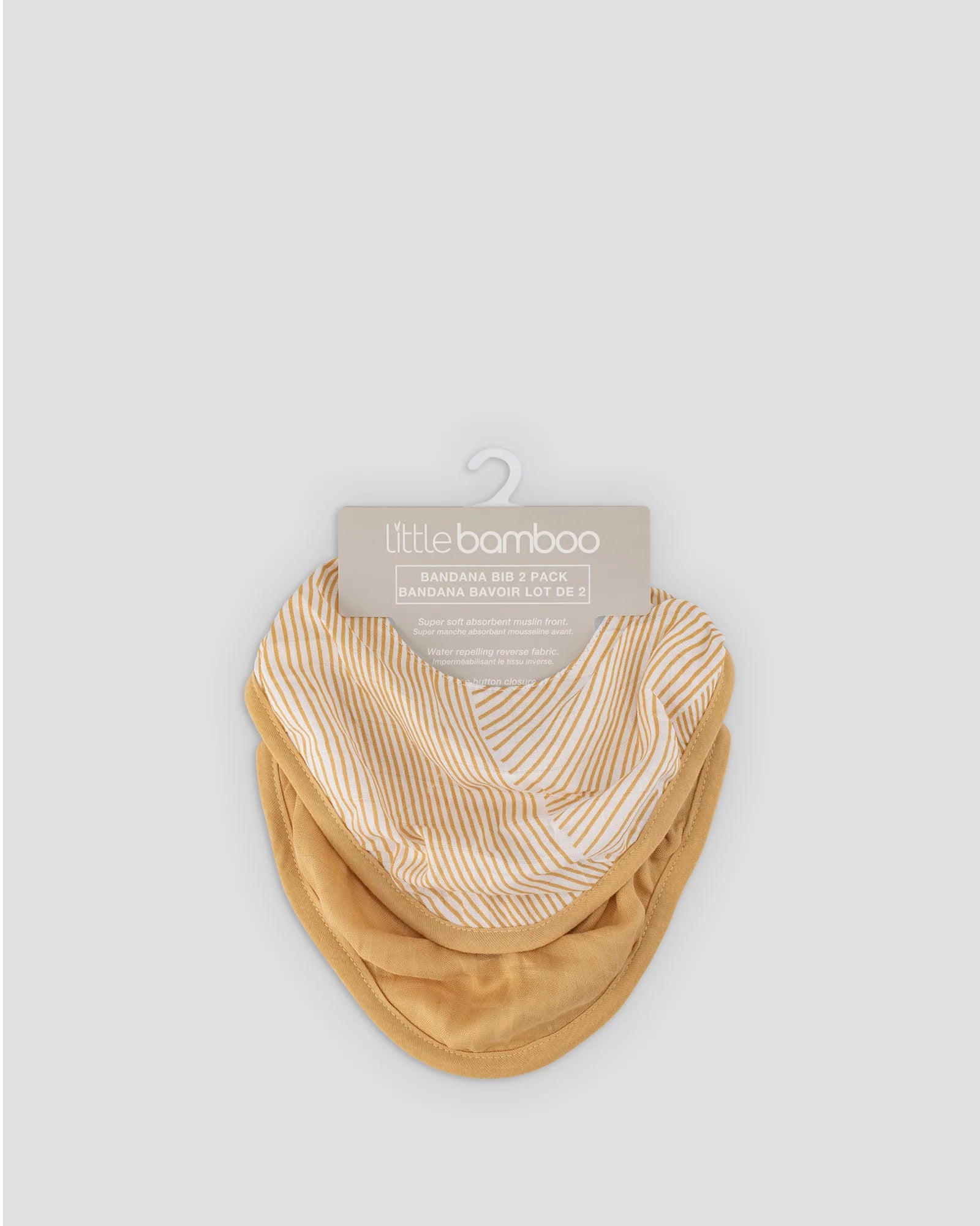 Little Linen | Bamboo Muslin Bandana Bib 2pk