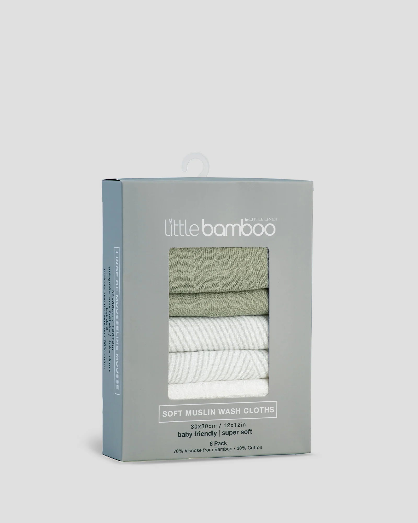 Little Linen | Muslin Washers 6pk