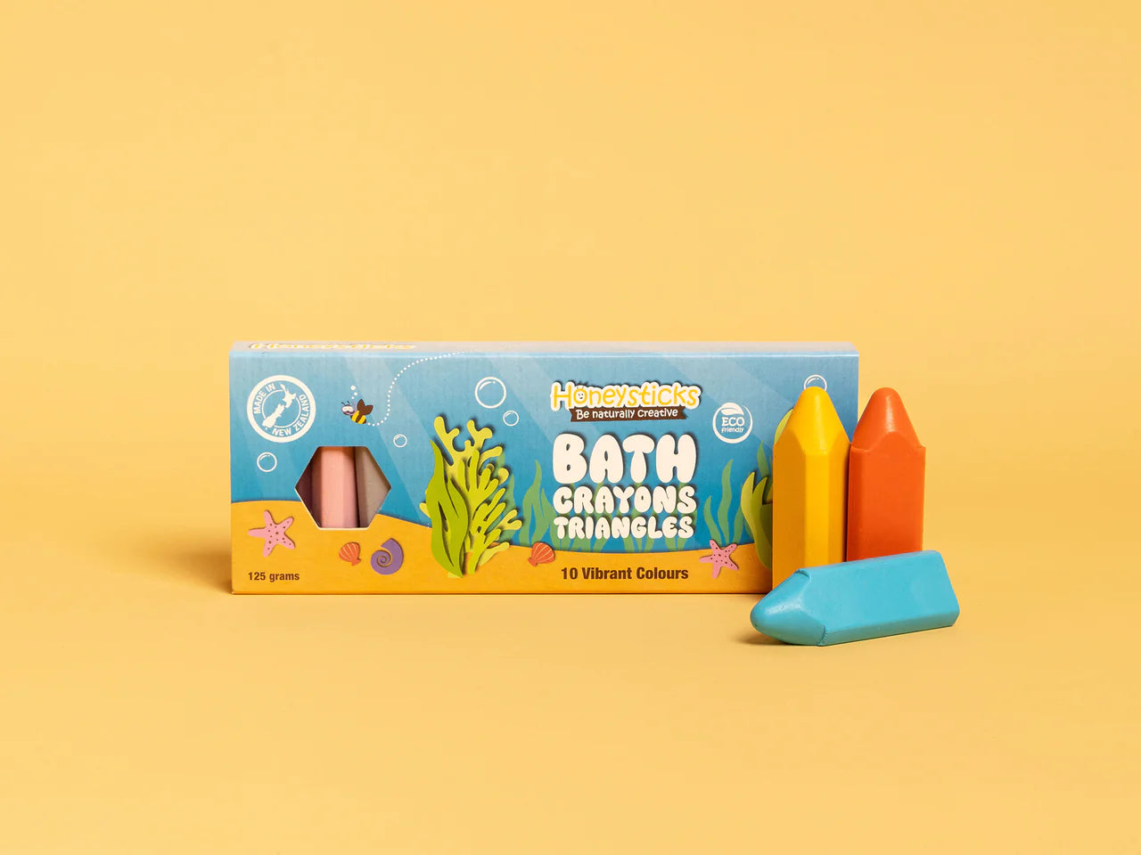 Honeysticks | Soy Bath Crayon Triangles