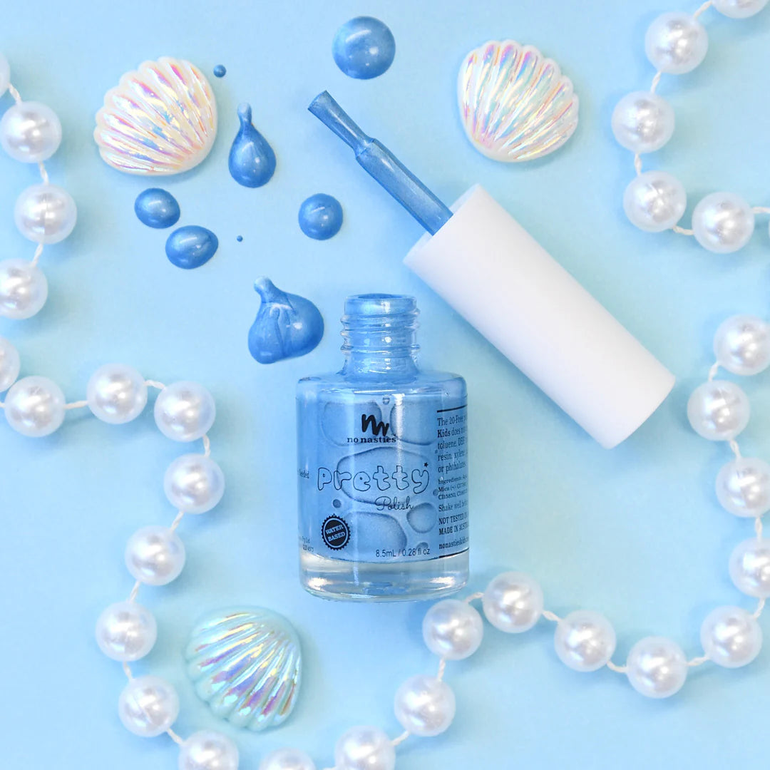 No Nasties | Scratch Off Nail Polish - Mermaid Blue
