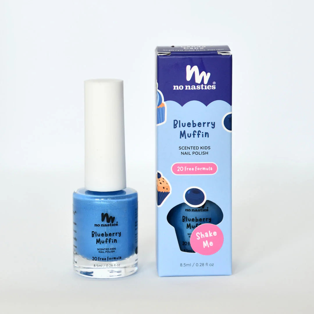 No Nasties | Scented Nail Polish - Blueberry Muffin