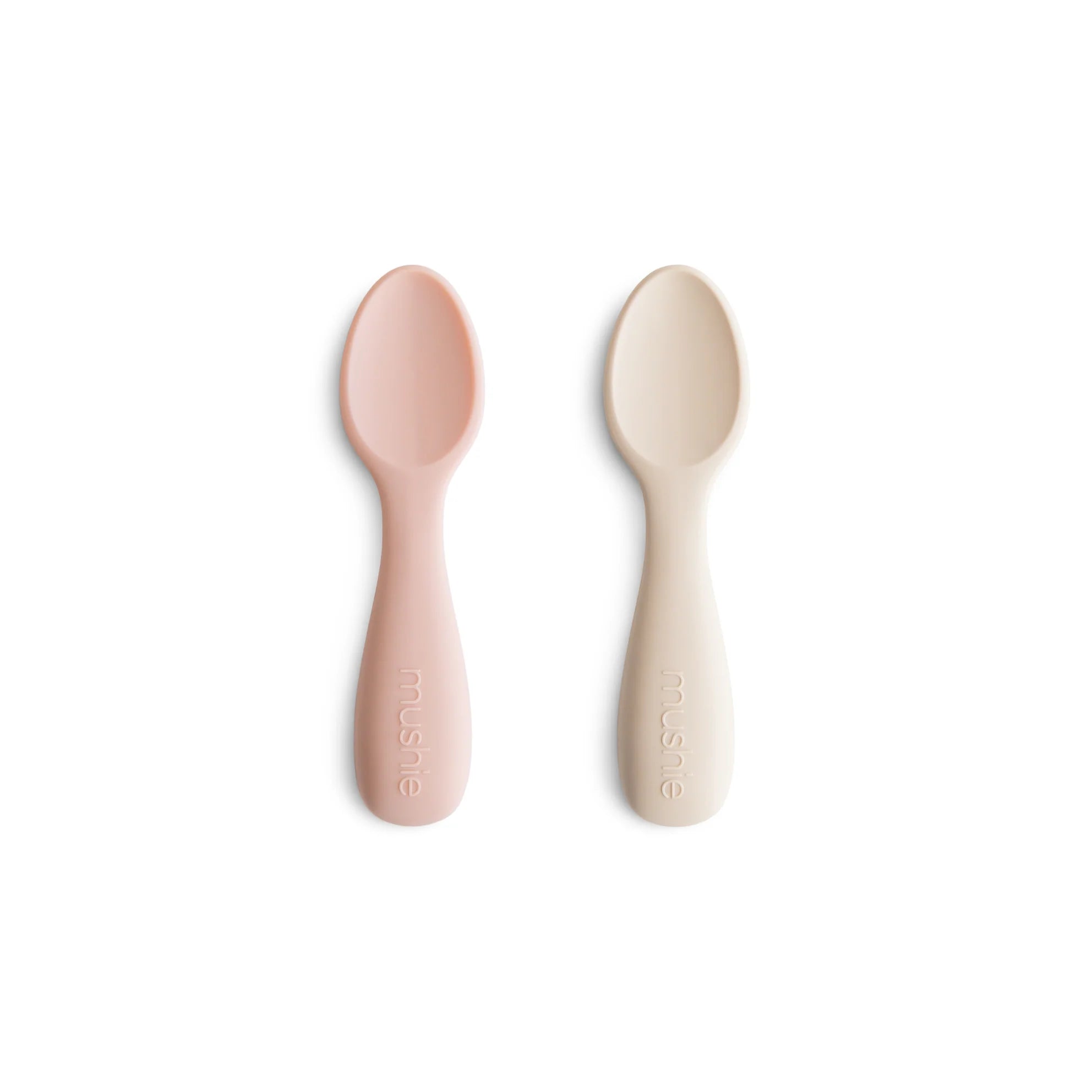 Mushie | Silicone Toddler Starter Spoon - 2pk