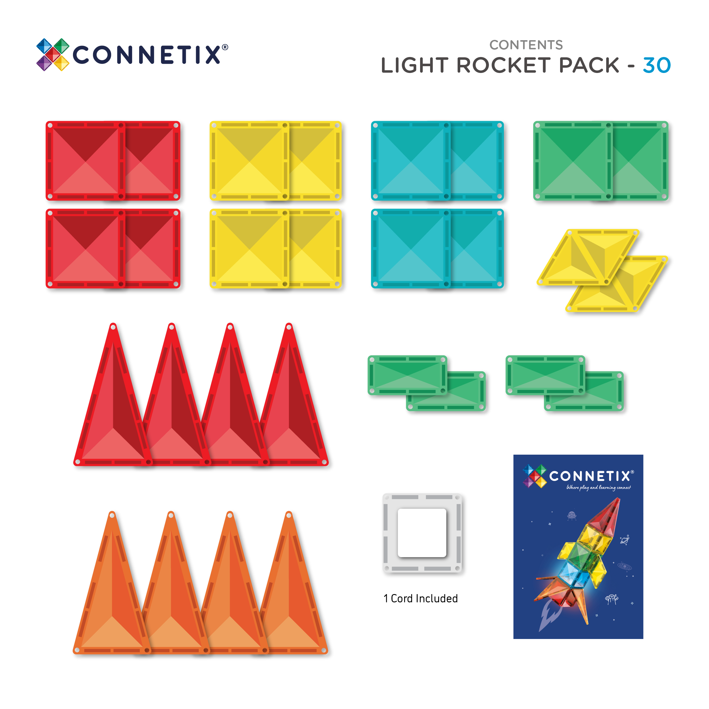 CONNETIX | Light Rocket Pack - 30pc