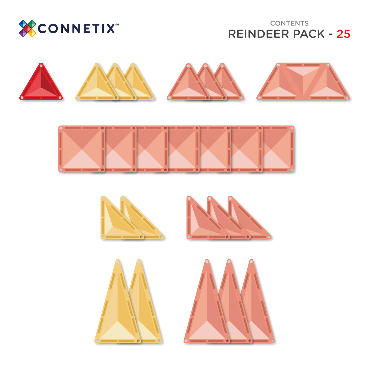 CONNETIX | Christmas Reindeer Pack - 25pc