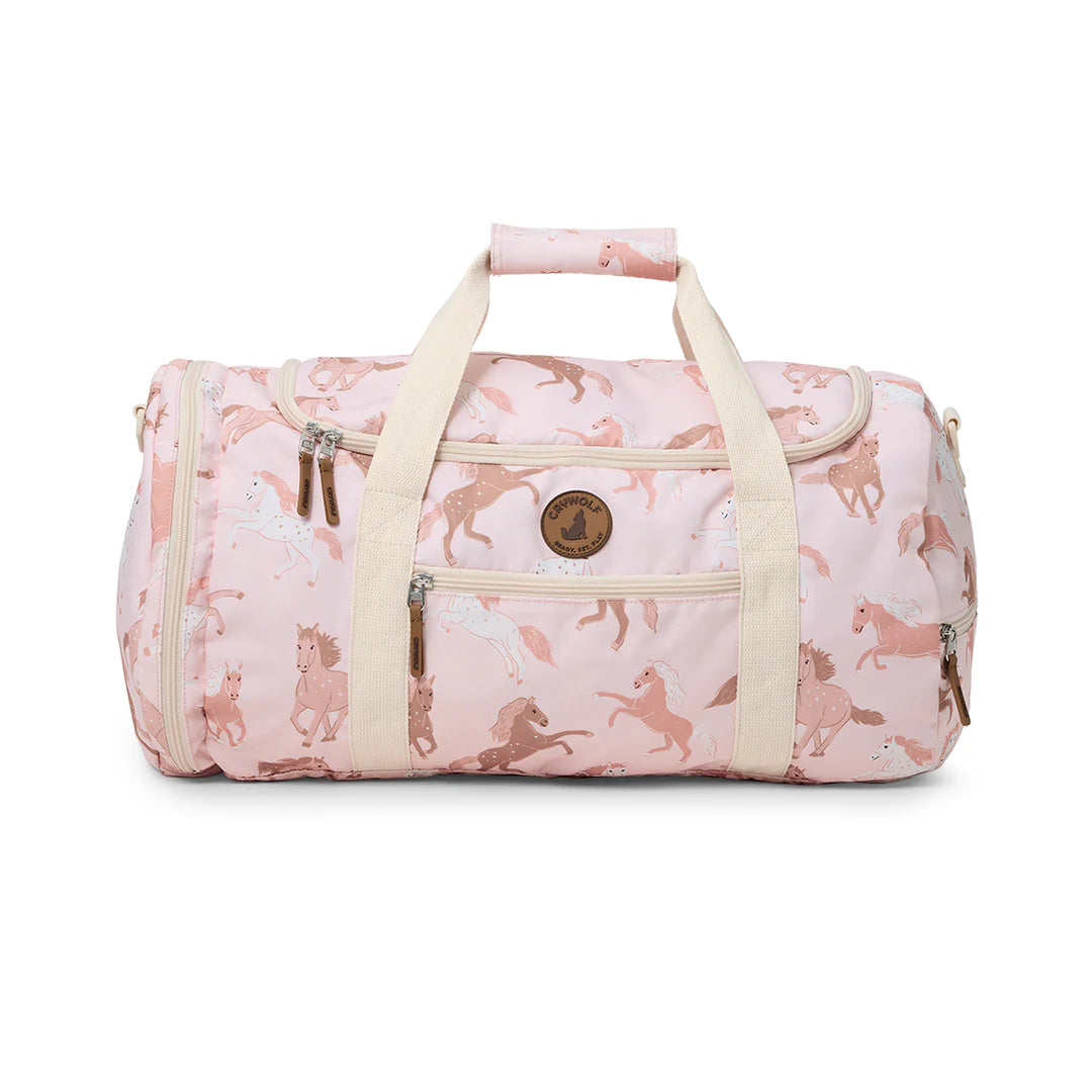 Crywolf | Packable Duffel - Blush Ponies