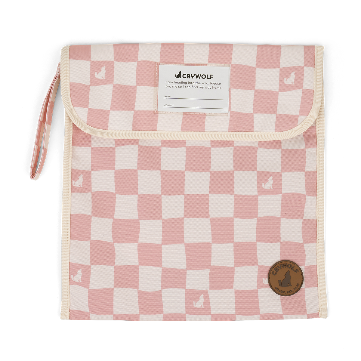 Crywolf | Book Bag - Pink Check