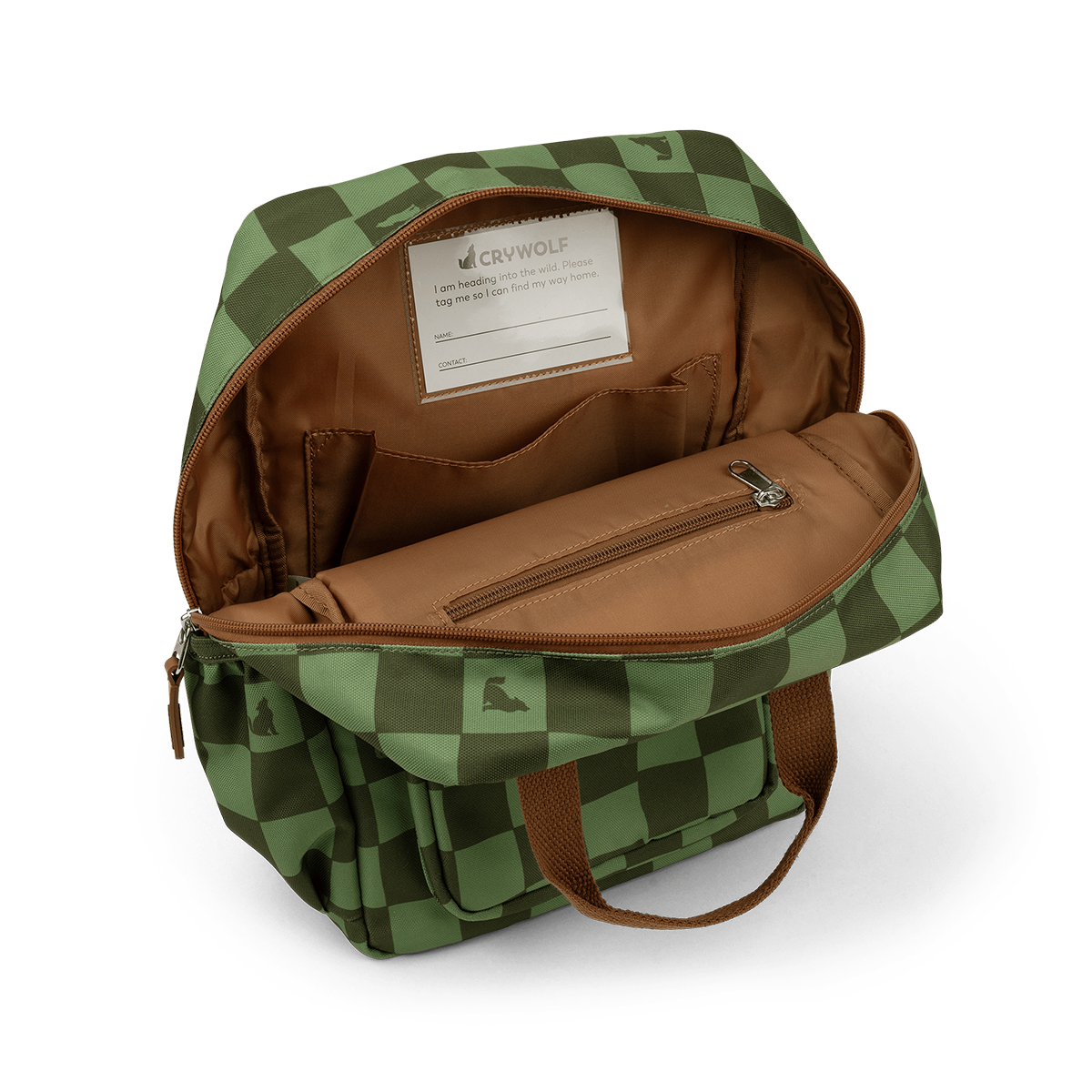 Crywolf | Mini Backpack - Green Check
