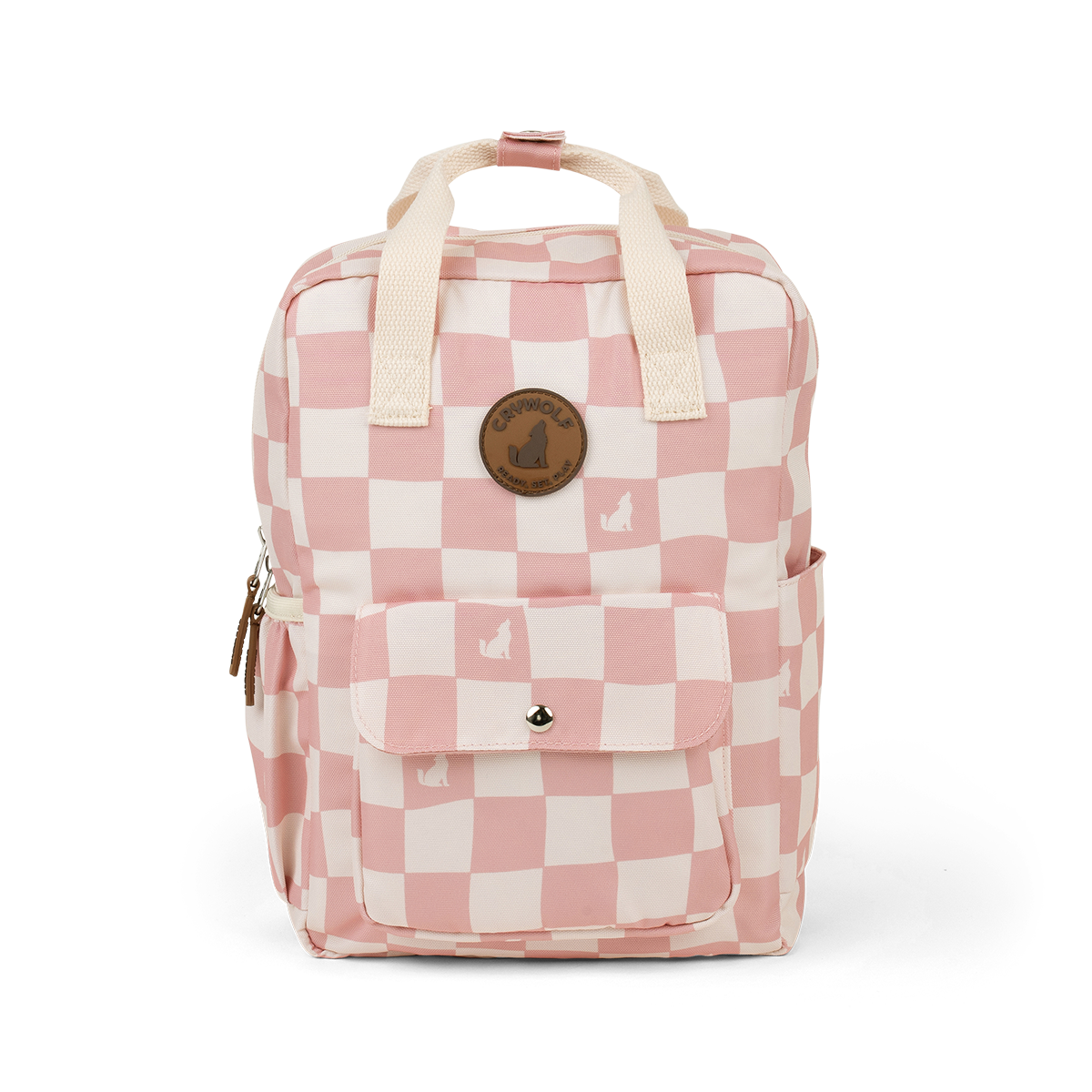 Crywolf | Mini Backpack - Pink Check