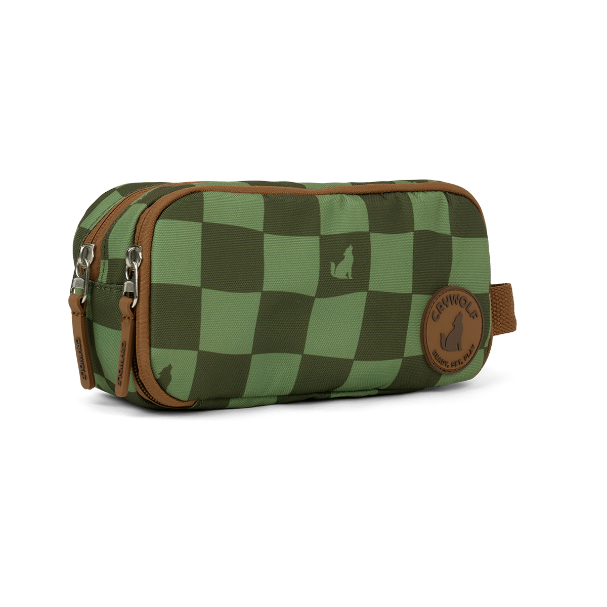 Crywolf | Fable Pencil Case - Green Check