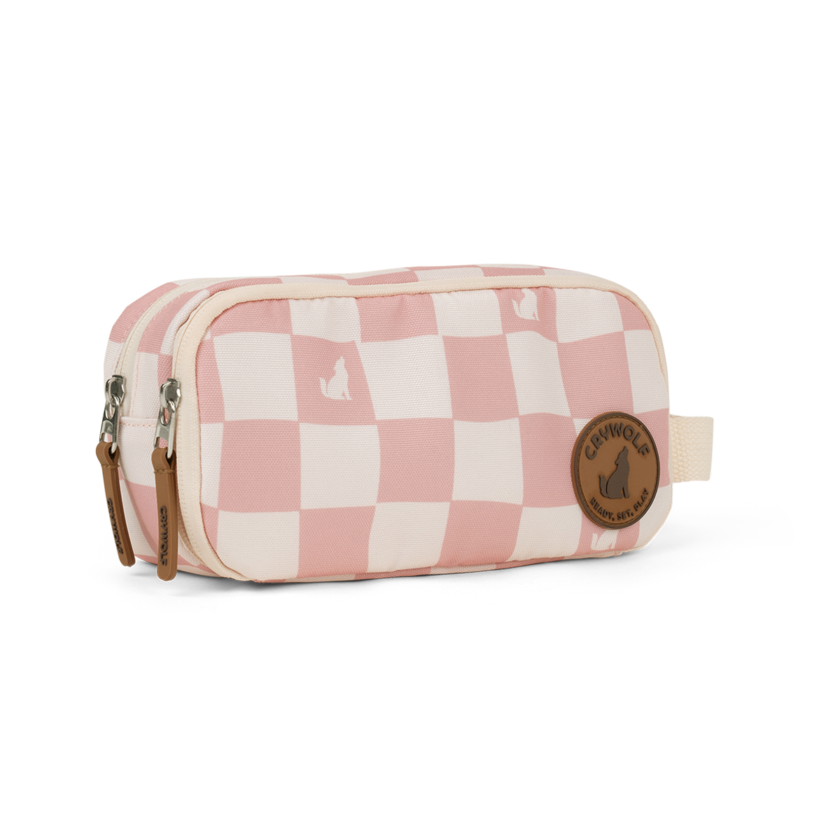 Crywolf | Fable Pencil Case - Pink Check