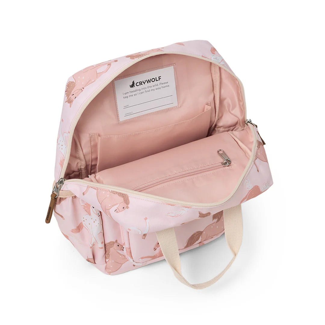 Crywolf | Mini Backpack - Blush Ponies