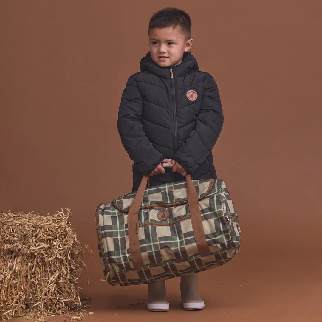 Crywolf | Packable Duffel - Field Plaid