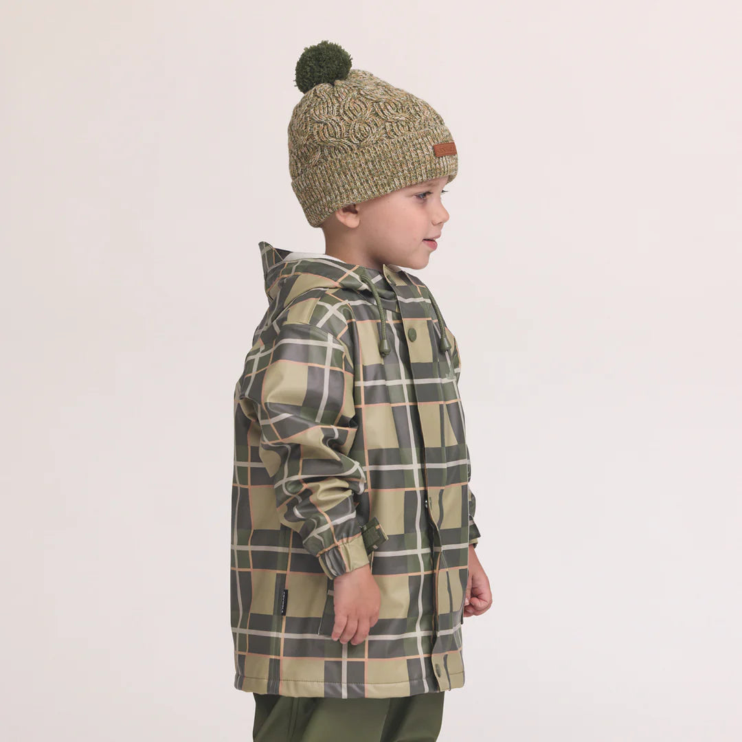 Crywolf | Pom Pom Beanie - Olive Speckle