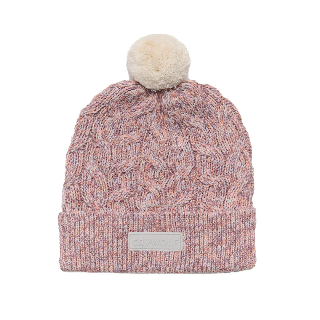 Crywolf | Pom Pom Beanie - Heather Speckle