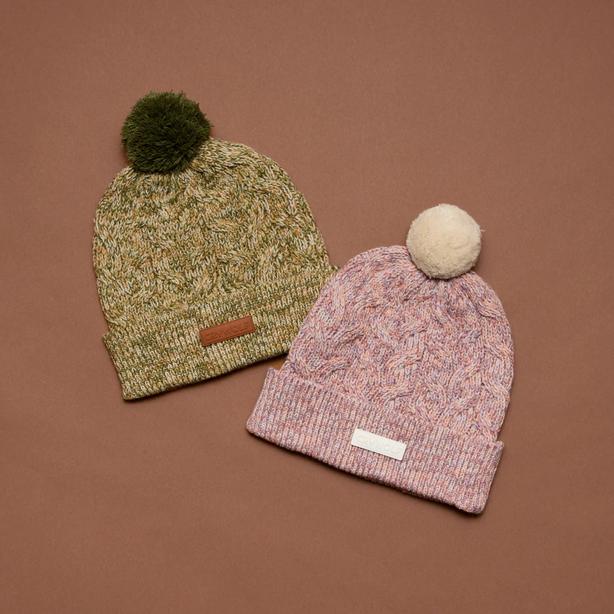 Crywolf | Pom Pom Beanie - Heather Speckle