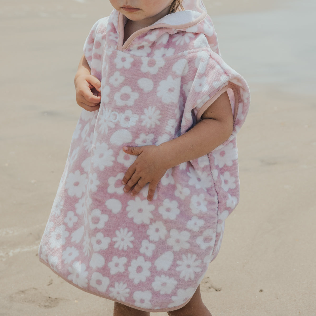 Crywolf | Baby Hooded Towel - Blush Floral