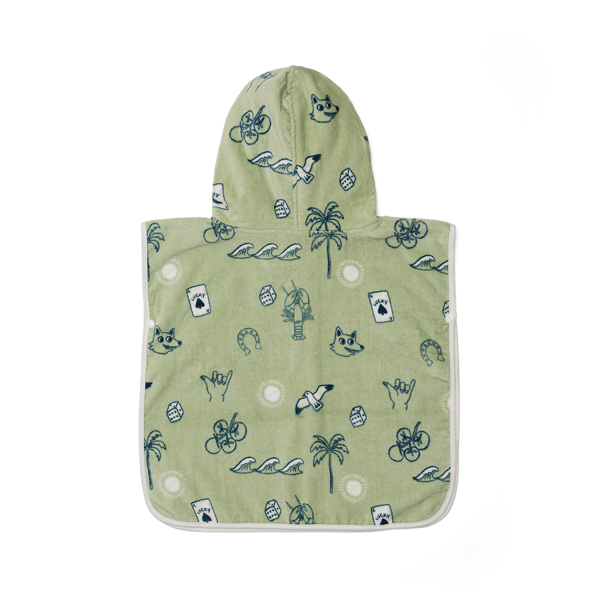 Crywolf | Baby Hooded Towel - Lucky Days