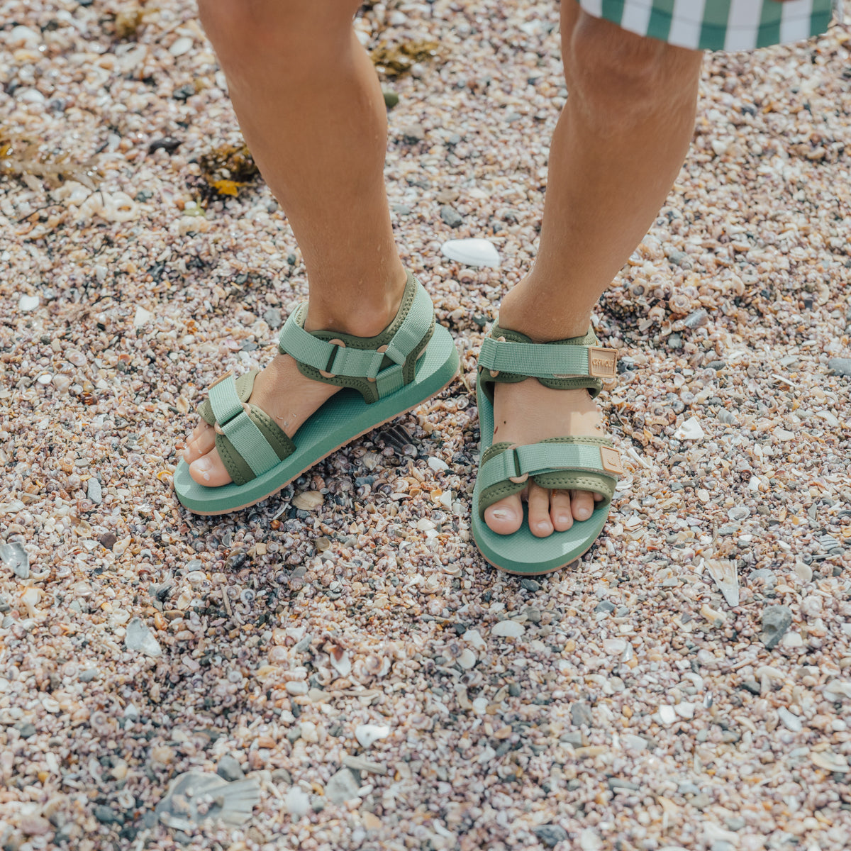 Crywolf | Beach Sandal - Coastal Green