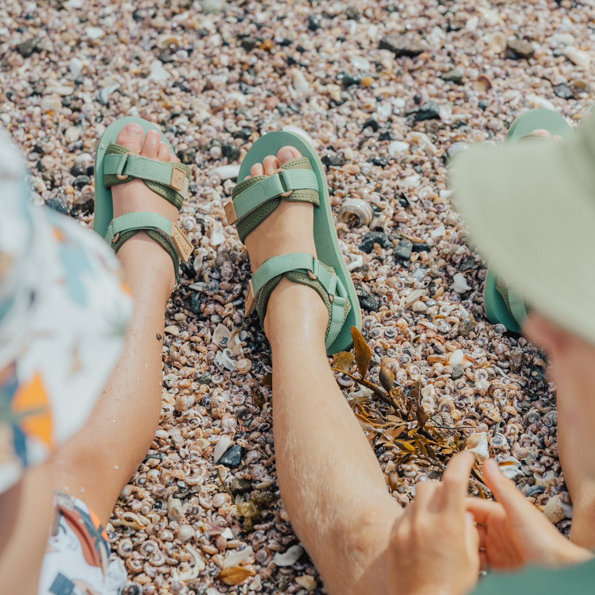 Crywolf | Beach Sandal - Coastal Green