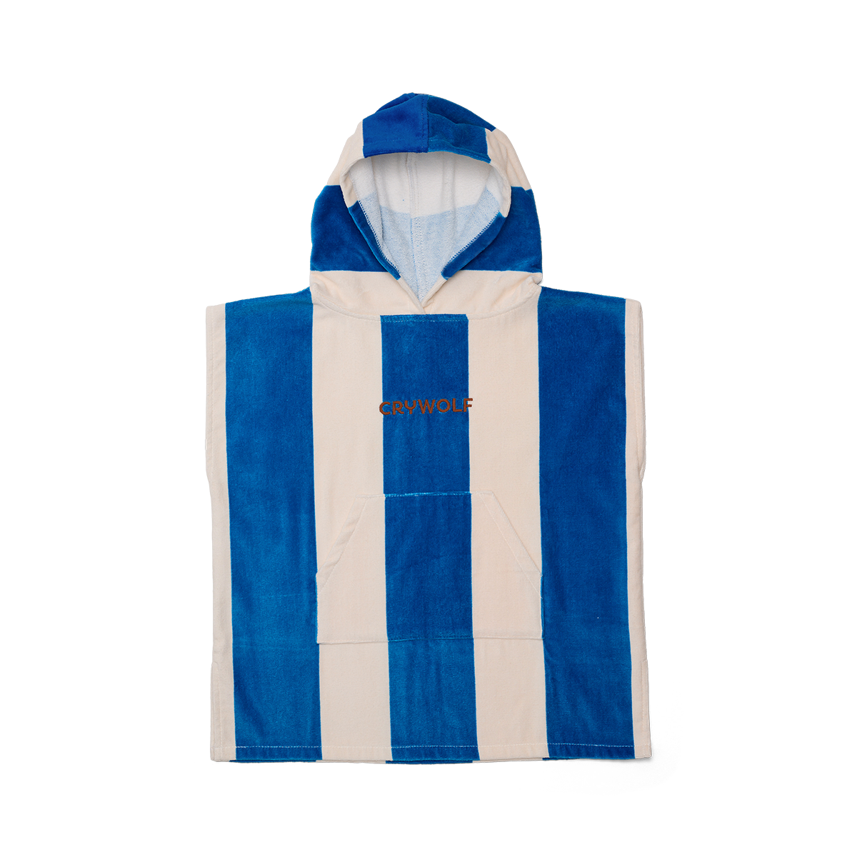 Crywolf | Hooded Towel - Deep Sea Stripe