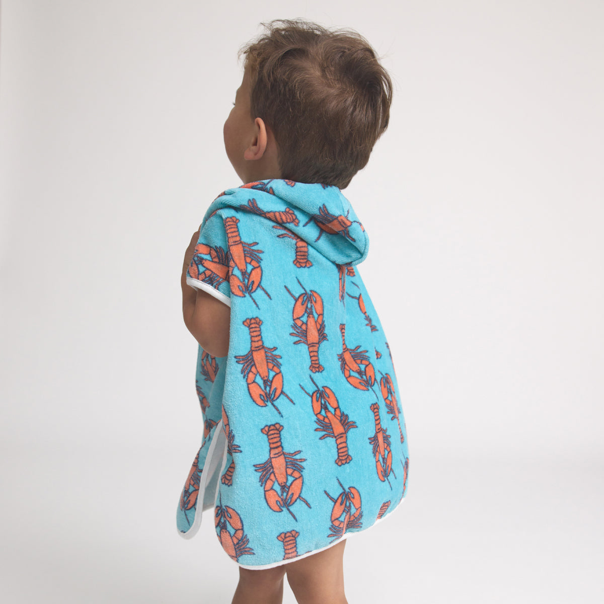 Crywolf | Baby Hooded Towel - Little Lobsters