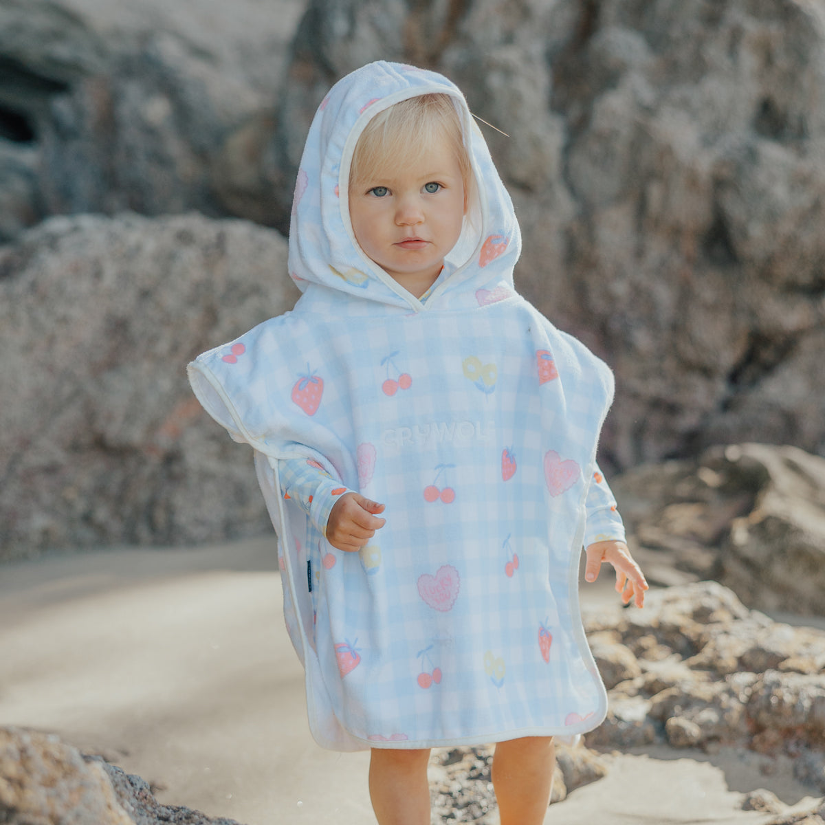 Crywolf | Baby Hooded Towel - Lucky Picnic
