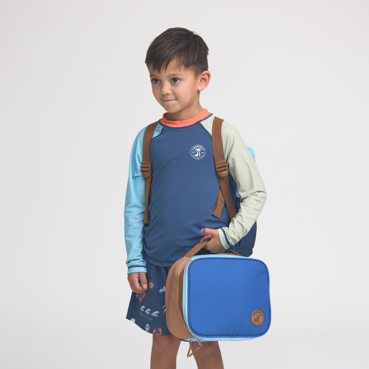 Crywolf | Everyday Lunch Bag - Deep Sea Colourblock