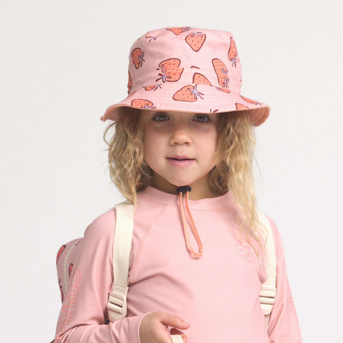 Crywolf | Reversible Bucket Hat - Strawberry Splash