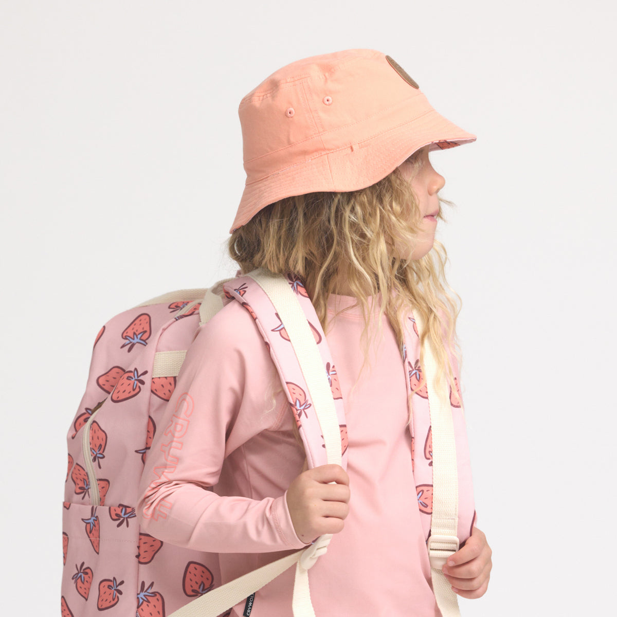 Crywolf | Reversible Bucket Hat - Strawberry Splash