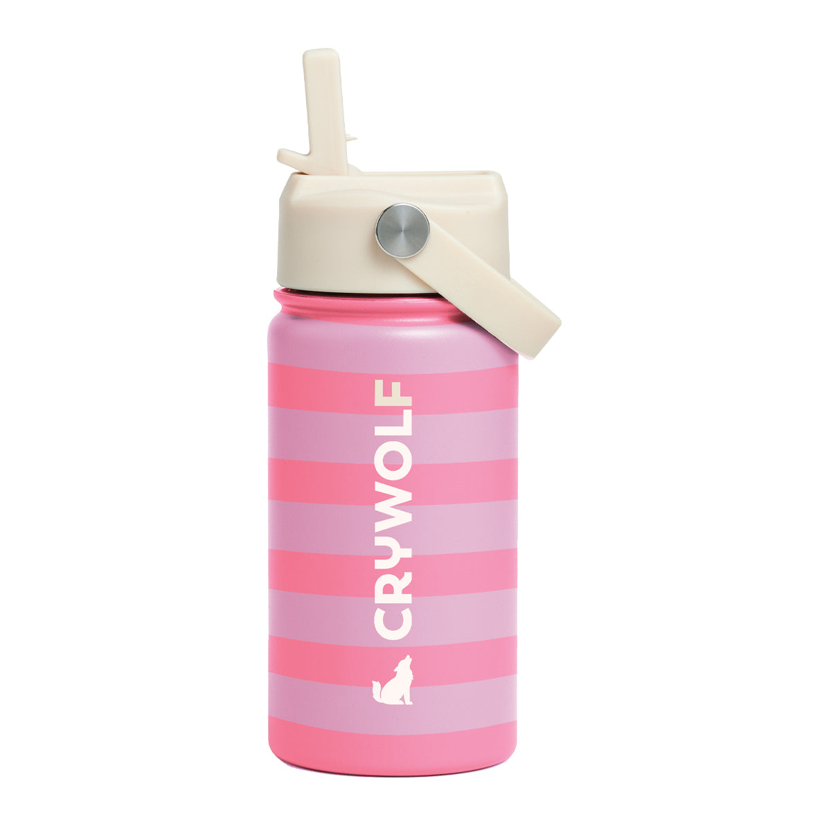 Crywolf | Drink Bottle - Flamingo Stripe