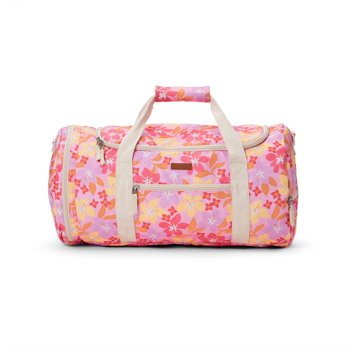 Crywolf | Packable Duffel - Hibiscus Daze