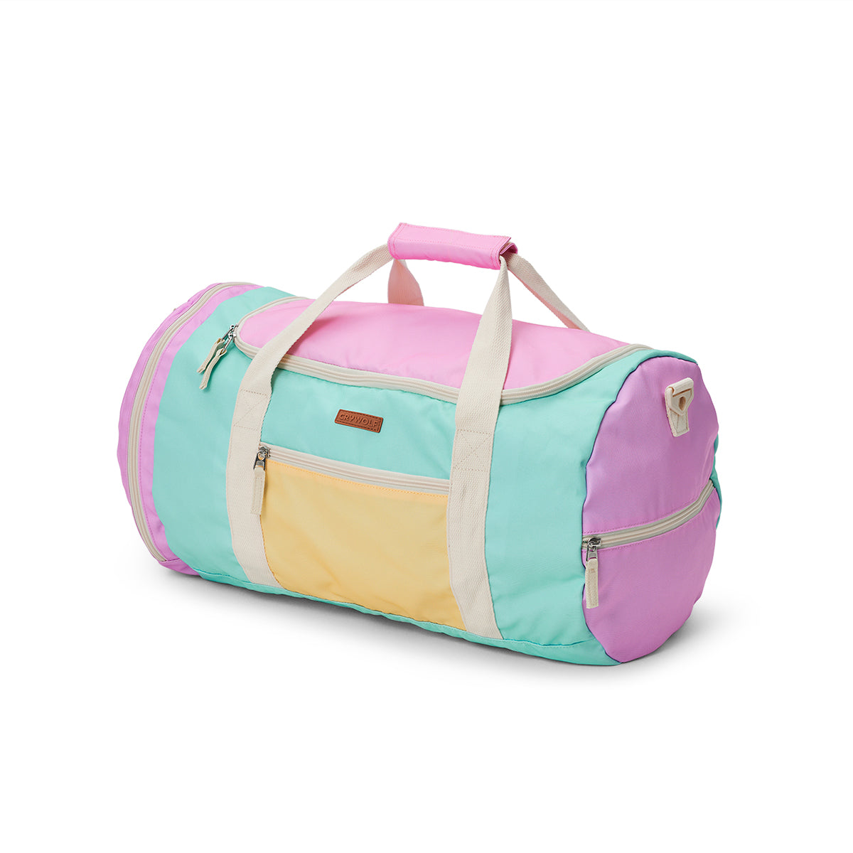 Crywolf | Packable Duffel - Poolside Colourblock