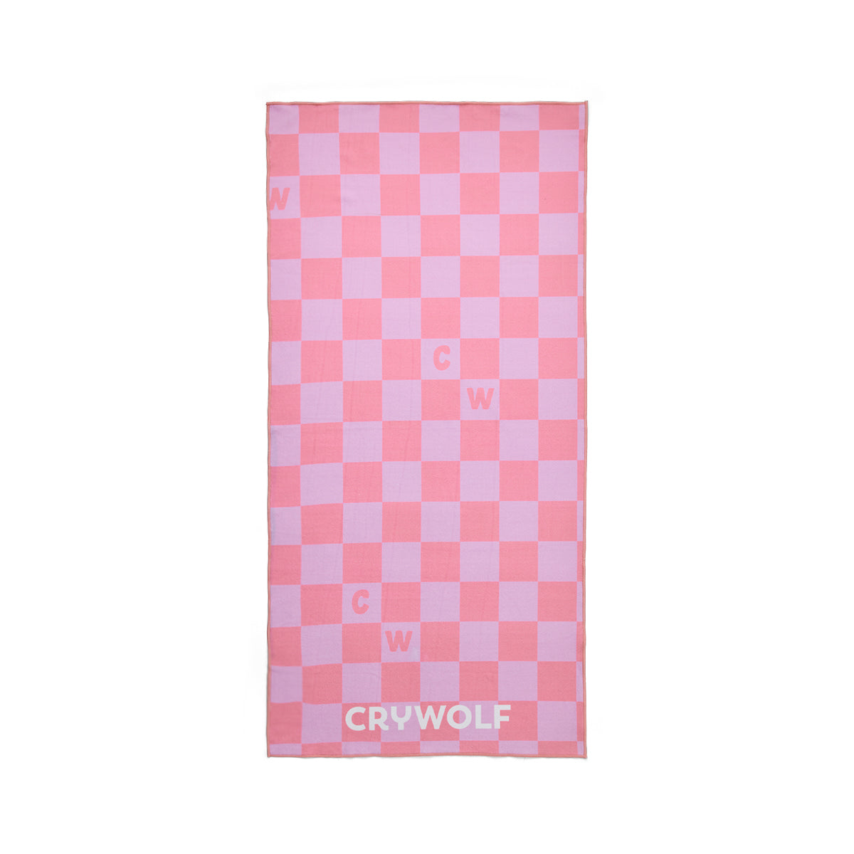 Crywolf | Rapid Dry Towel - Flamingo Check