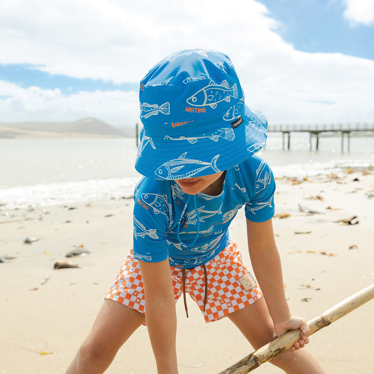 Crywolf | Swim Bucket Hat - Saltwater