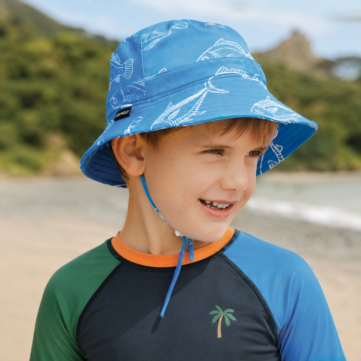 Crywolf | Swim Bucket Hat - Saltwater